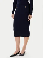 Spódnice - Guess Spódnica mini W5YD66 Z0130 Granatowy Slim Fit - miniaturka - grafika 1