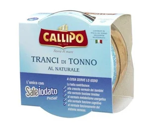 Callipo Stek z tuńczyka w sosie własnym w słoiku 160g - Konserwy i dania rybne - miniaturka - grafika 1