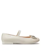 Buty dla chłopców - Geox Baleriny J8455D 00044 C1001 S Biały - miniaturka - grafika 1