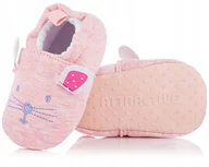 Buty dla dziewczynek - Buciki Niechodki Niemowlęce Dla Dziewczynki - miniaturka - grafika 1