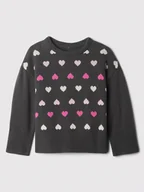 Bluzy i sweterki niemowlęce - GAP Sweter w kolorze antracytowym - miniaturka - grafika 1
