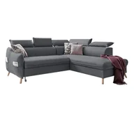 Narożniki - Ciemnoszary narożnik rozkładany Miuform Sweet Harmony L, prawostronny - miniaturka - grafika 1