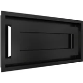 Akcesoria kominkowe - Kratka Wentylacyjna Kominkowa Wind 22X45 Czarna - miniaturka - grafika 1