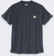 Koszulki męskie - Koszulka Carhartt Force Mid Pocket Navy - miniaturka - grafika 1