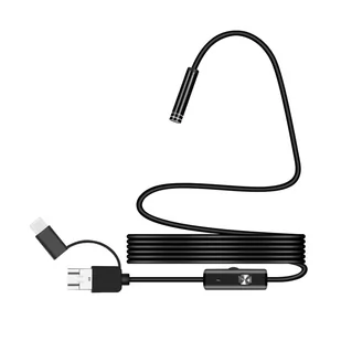 Kamera endoskop na USB 3w1 IP67 7mm SPU-E01 5m - Kamery inspekcyjne - miniaturka - grafika 1