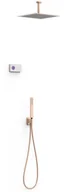 Baterie podtynkowe - Zestaw TRES Shower Technology Blue Edition 24-K Matowe Różowe złoto 09286564OPM - miniaturka - grafika 1