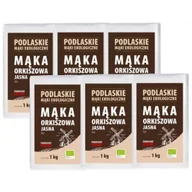 Mąka - BioLife Mąka orkiszowa jasna Zestaw 6 x 1 kg Bio - miniaturka - grafika 1