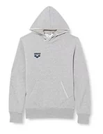 Bluzy dla dziewczynek - ARENA Bluza dziecięca Team Line Youth Fleece Long Sleeve Hoodie Hooded Hooded Hoodie, Medium Grey Melange, xxl - miniaturka - grafika 1