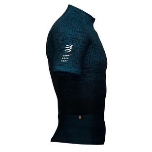 COMPRESSPORT Koszulka kompresyjna do biegania TRAIL POSTURAL SS TOP 2020 niebieska - Koszulki sportowe męskie - miniaturka - grafika 12
