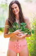 Majtki damskie - Key melanżowe majtki maxi z kołowrotem życia 2-Pack LPF 218 A24, Kolor różowo-beżowy, Rozmiar 3XL, Key - Primodo.com - miniaturka - grafika 1