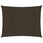 Parasole ogrodowe - vidaXL Żagiel przeciwsłoneczny, 160 g/m, brązowy, 2,5x3,5 m, HDPE vidaXL - miniaturka - grafika 1
