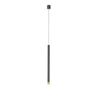 Lampy sufitowe - Q I Nero/ Gold 50 lampa wisząca 1-punktowa czarna/złota OR85112 - miniaturka - grafika 1