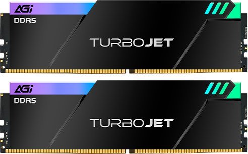 Pamięć AGI Technology UD858 TurboJet RGB, DDR5, 32 GB, 6000MHz, CL30 AGI6APC16UD858-DC
