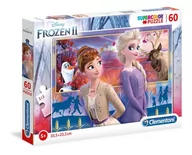 Puzzle - Clementoni Puzzle 60 Super kolor Frozen 2 - miniaturka - grafika 1