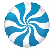 Balony i akcesoria - GoDAN Balon foliowy 18" FX Lizak, niebieski BFOL/5561-5 - miniaturka - grafika 1