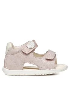 Geox Sandały B Sandal Macchia B254WA 007BC C8556 Różowy - Buty dla dziewczynek - miniaturka - grafika 1