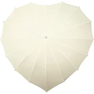 Parasole - Impliva impliva serce parasol z ochroną przed promieniami UV biaława LR-8-OFFWHITE - miniaturka - grafika 1