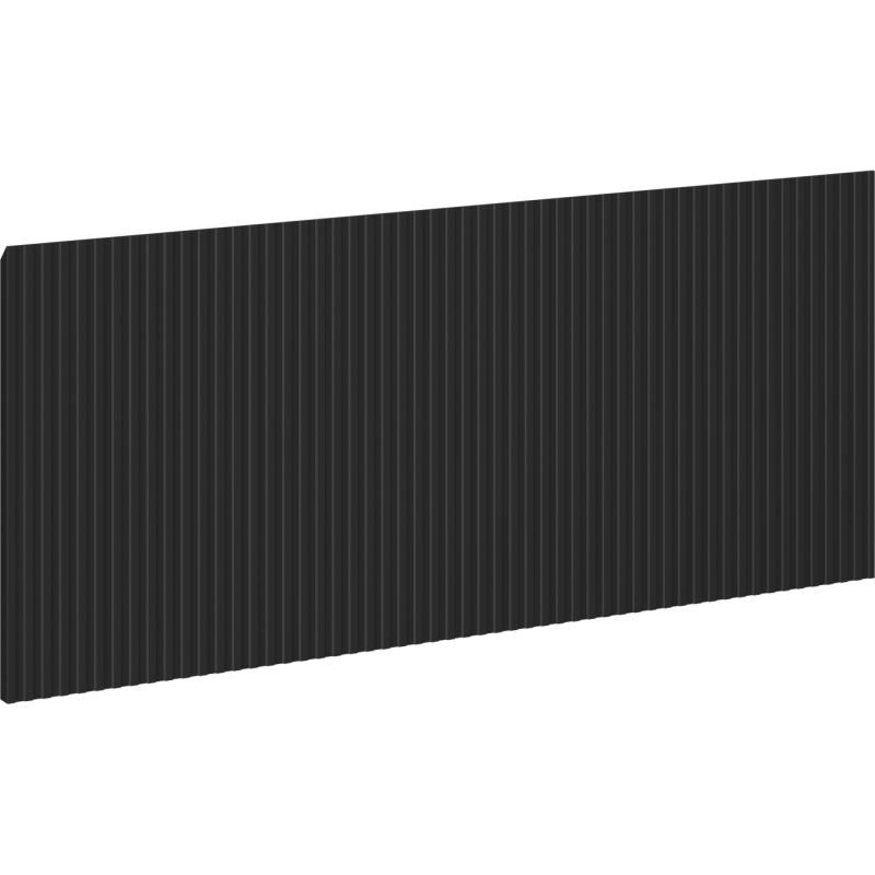 Mexen Rivel front ryflowany do korpusu szafki łazienkowej 120 x 43,5 cm, czarny mat - 91A20-1200-470-1-71