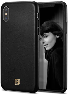 Spigen La Manon Calin eleganckie etui na Apple iPhone XS Max CZARNY NA TYŁ TWORZYWO SZTUCZNE 065CS25092 - Etui i futerały do telefonów - miniaturka - grafika 1