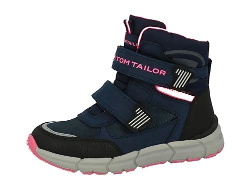 Tom Tailor Kids Dziewczęce 6370250003 śniegowce, Denim Neon Pink, 33 EU