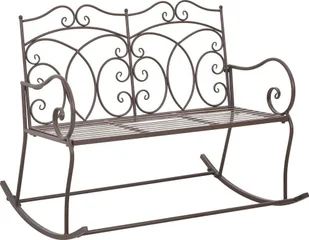 Elior bujana ławka ogrodowa Dion, brązowa 4160 - Ławki ogrodowe - miniaturka - grafika 1