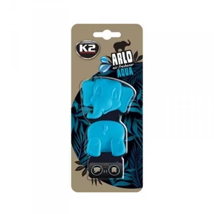 K2 ARLO AQUA Odświeżacz powietrza w kształcie słonika Z0-9679 - Zapachy samochodowe - miniaturka - grafika 1