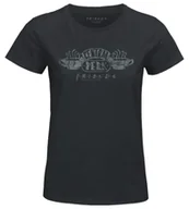 Koszulki i topy damskie - bawełniany podział t-shirt damski, Wyblakły szary, L - miniaturka - grafika 1
