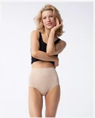Majtki damskie - Figi damskie bezszwowe z bardzo wysokim stanem Amber Maxi High Julimex - miniaturka - grafika 1