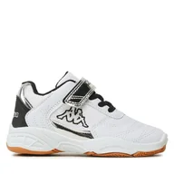 Buty dla dziewczynek - Sneakersy Kappa 260819MFK Biały - miniaturka - grafika 1