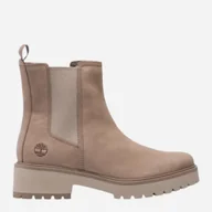 Botki damskie - Sztyblety damskie skórzane Timberland Carnaby Cool TB0A41CW9291 38.5 (7.5US) 24.5 cm Beżowe (0196013836009). Buty za kostkę damskie - miniaturka - grafika 1