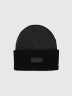 Czapki dla dzieci - 4F Czapka zimowa chłopięca - szara Uniwersalny - miniaturka - grafika 1