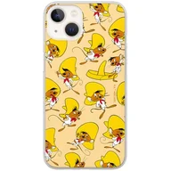 Etui i futerały do telefonów - ERT GROUP etui na telefon Iphone 13 MINI, case oryginalny i oficjalnie licencjonowany przez Looney Tunes, wzór Speedy Gonzales 001, optymalnie dopasowane, plecki z TPU częściowo przeźroczyste - miniaturka - grafika 1