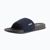 Klapki i japonki męskie - Klapki męskie REEF One Slide navy/white - miniaturka - grafika 1