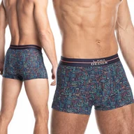 Majtki męskie - LAMA M-994 bokserki męskie bawełniane dopasowane szorty - M - miniaturka - grafika 1