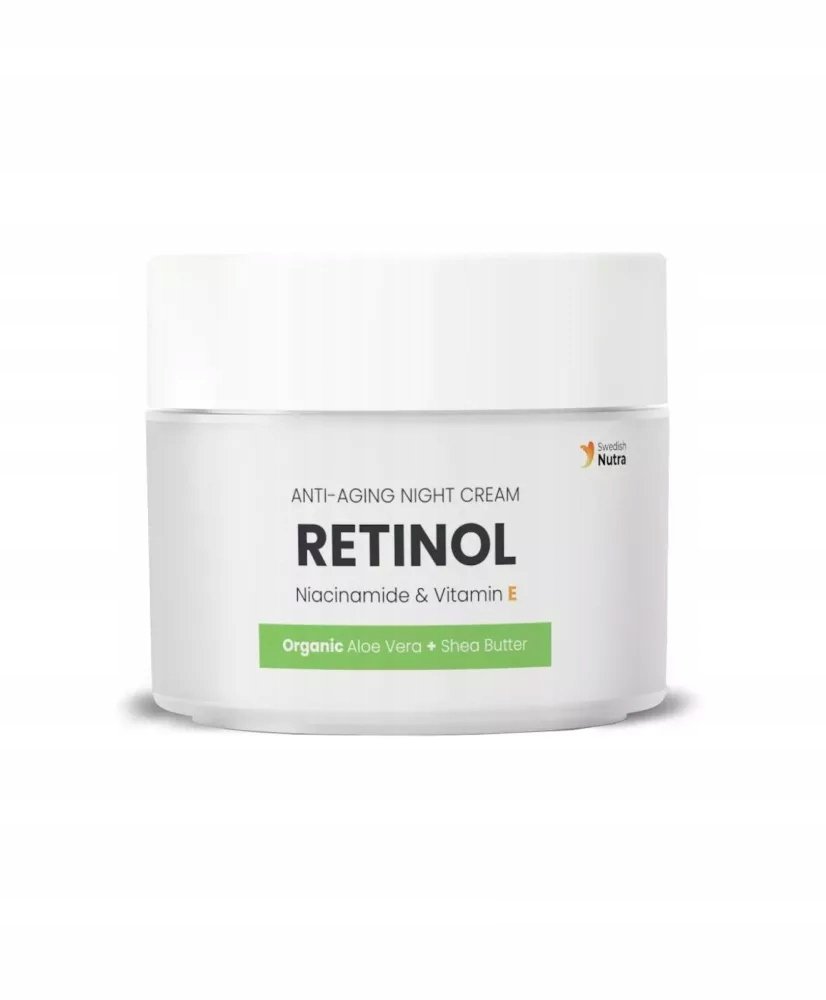 Krem do twarzy z retinolem przeciwstarzeniowy na noc nawilżający 50 ml