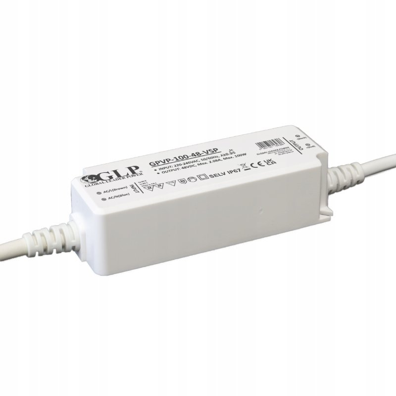 Zasilacz Led 48V/2.08A 100W hermetyczny IP67 aktywne Pfc GPVP-100-48-VSP