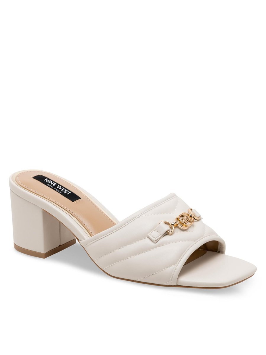 Nine West Klapki Damskie Biały 123AL0687