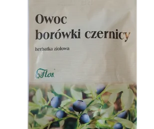 BORÓWKA CZERNICA OWOC suplement diety FLOS 50g - Suplementy naturalne - miniaturka - grafika 1