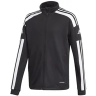 Bluzy dla chłopców - adidas Bluza młodzieżowa SQUADRA 21 Training Jacket Junior GK9542 czarna - miniaturka - grafika 1