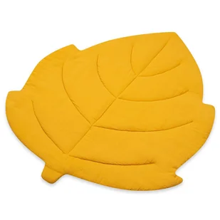 Miękka Mata Muślinowa Dla Dzieci New Baby Leaf Mustard 100X120Cm - Maty edukacyjne - miniaturka - grafika 1