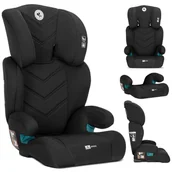 Foteliki samochodowe - Fotelik samochodowy 100-150cm ISIZE montaż pasy Lorelli Speed czarny + poddupnik - miniaturka - grafika 1