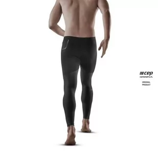 CEP Spodnie kompresyjne męskie TIGHTS ULTRALIGHT czarne - Spodnie sportowe męskie - miniaturka - grafika 2