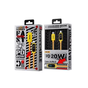 WEKOME WDC-08 Vanguard Series - Kabel połączeniowy USB-C do Lightning Fast Charging PD 20W 1 m (Złoty) - Pozostałe akcesoria do telefonów - miniaturka - grafika 2