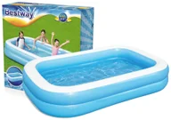 Baseny ogrodowe - Basen dmuchany rodzinny 262 x 175 x 51 cm Bestway 54006 - miniaturka - grafika 1