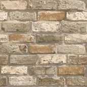 Tapety - Tapeta papierowa CEGŁA brązowa - miniaturka - grafika 1