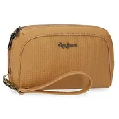 Torebki damskie - Pepe Jeans Lena Torebka Brązowy 20x11x4 cms Skóra syntetyczna, Brązowy, Bolso de Mano, Torba na rękę - miniaturka - grafika 1