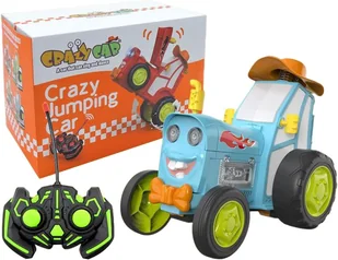 Wesoły Tańczący Traktor na zdalne sterowanie NIEBIESKI - Zabawki zdalnie sterowane - miniaturka - grafika 1