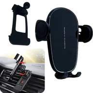 Uchwyty samochodowe do telefonów - ADAPTER DO UCHWYTU NA TELEFON AUDI Q3 2013-2018 + UCHWYT PREMIUM ZESTAW - miniaturka - grafika 1