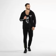 Bluzy sportowe męskie - MEN Hoodie Roots Black XL - miniaturka - grafika 1