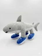 Maskotki i pluszaki - Maskotka Pluszowy Rekin w Niebieskich Butach Sportowych 30cm - miniaturka - grafika 1